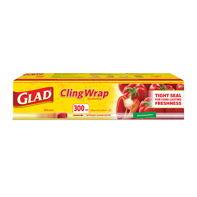 Glad Cling Wrap, Clear, Value Size