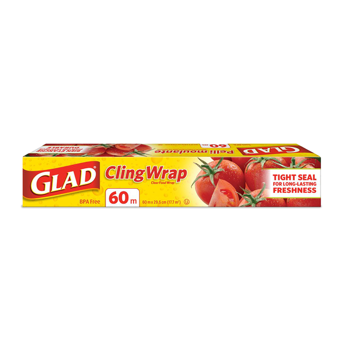 Glad® ClingWrap Plastic Wrap, 60 Metre Roll, Glad Canada