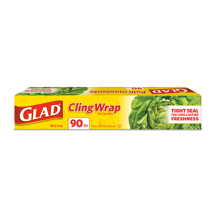 Glad® ClingWrap Plastic Wrap, 90 Metre Roll