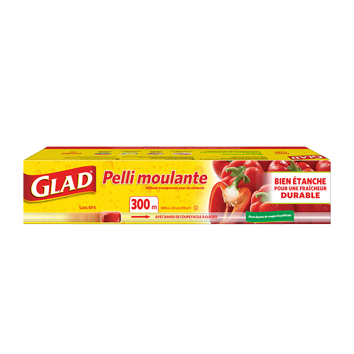 Pelli moulante Glad®, rouleau de 300 m