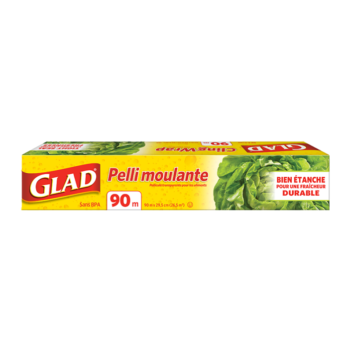 Pelli moulante Glad®, rouleau de 90 m