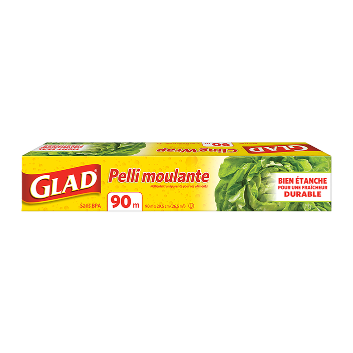 Pelli moulante Glad®, rouleau de 90 m