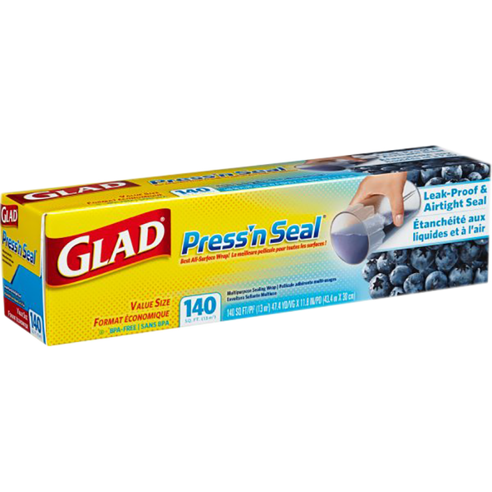 Pellicule Press’n Seal® de Glad®, rouleau de 140 pi2 (13 m2)