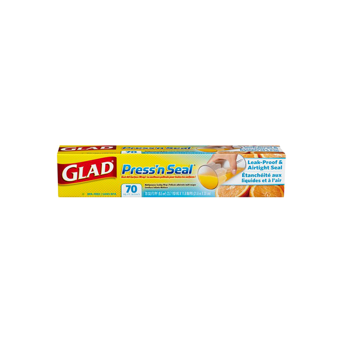 Pellicule Press’n Seal® de Glad®, rouleau de 70 pi2 (6,5 m2)