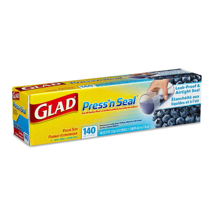 Glad Press’n Seal® Plastic Food Wrap, 140 sq. ft. Roll
