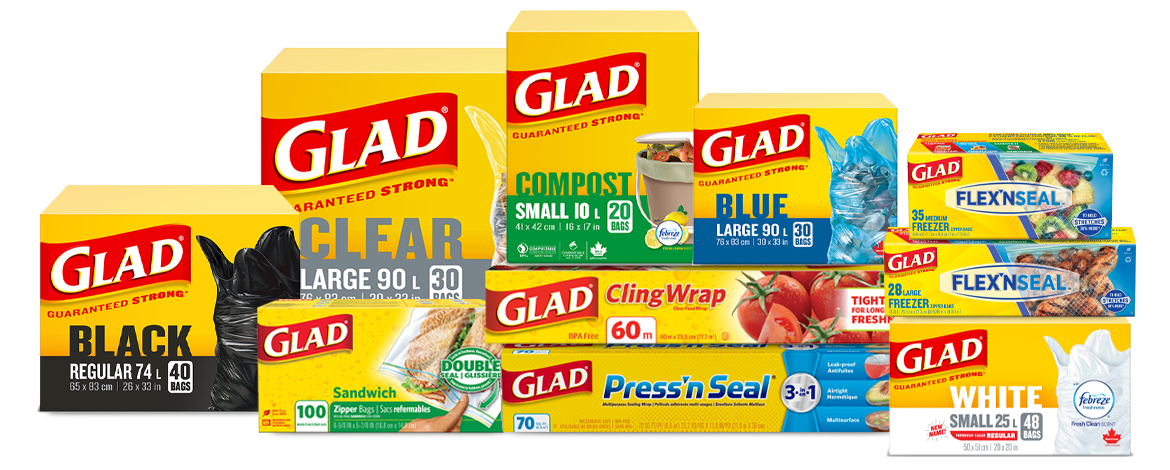family of glad products